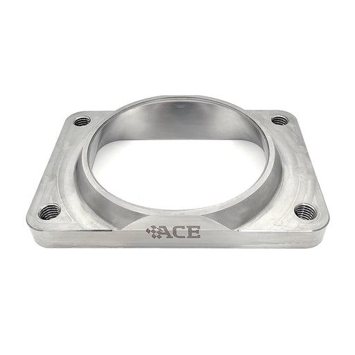 Transition Turbo Flange - Undivided T6 to Single 3.500" ID - 304 Stainless | Ace Race Parts
