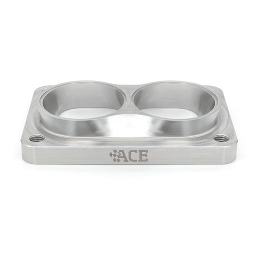 Transition Turbo Flange - Divided T6 to Dual 2.250" ID - 304 Stainless | Ace Race Parts