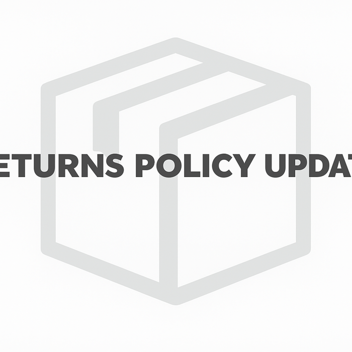 📢 Important Update: Changes to Our Returns Policy Starting April 25, 2025