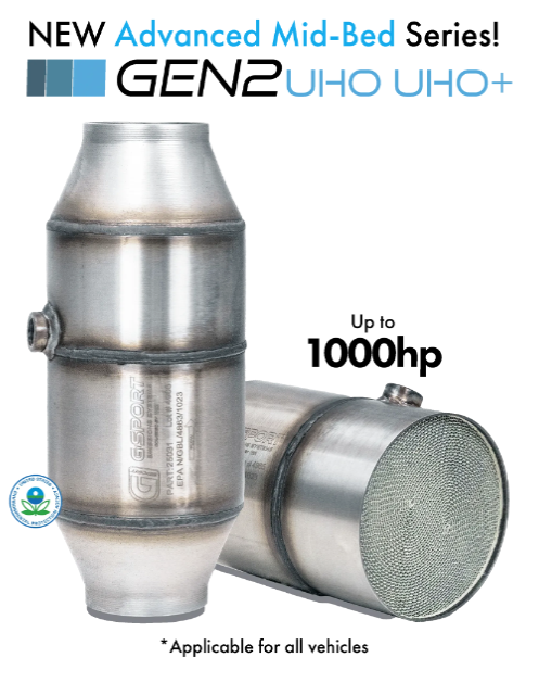 G-Sport Gen2 Advanced EPA compliant high-flow catalytic converter | Ace Race Parts