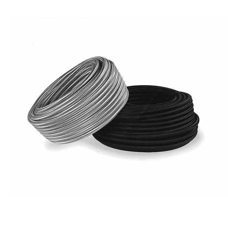 Race Hoses - Black Nylon & Stainless Braided