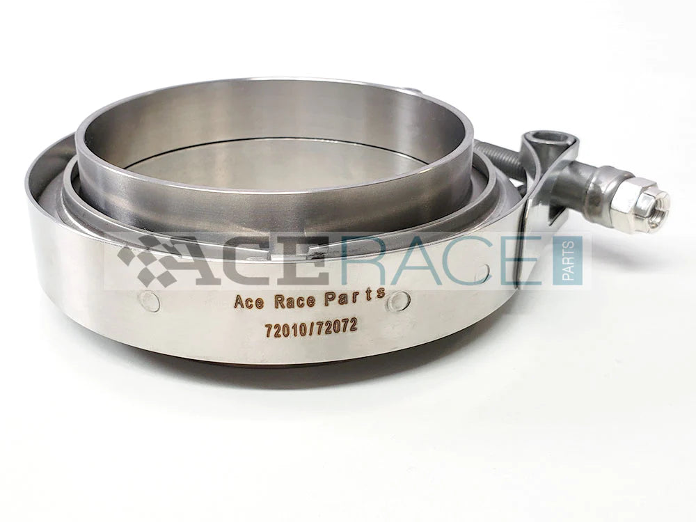 V-Band Clamps & Flanges - Titanium/Stainless Combination
