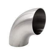 2.500" 16ga Tight Radius 90° Mandrel Bend - (3.250" CLR) - Brushed Finish - 304 Stainless - Ace Race Parts