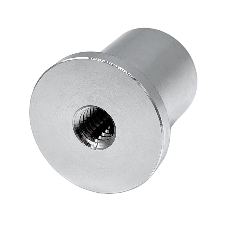 Tophat Style Bung - 1/8" Female NPT - Set of 4 - 6061 Aluminum