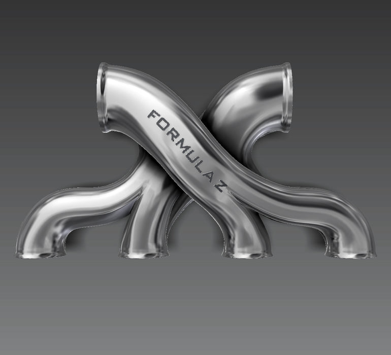 Z-Pipe - Porsche 991.2 Carrera Specific Center Exit - 2.500" ID Inlet/Outlet - 316L Stainless