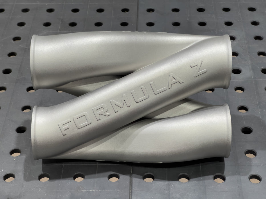 Z-Pipe - Straight Classic Style - 80mm ID Inlet/Outlet - 316L Stainless