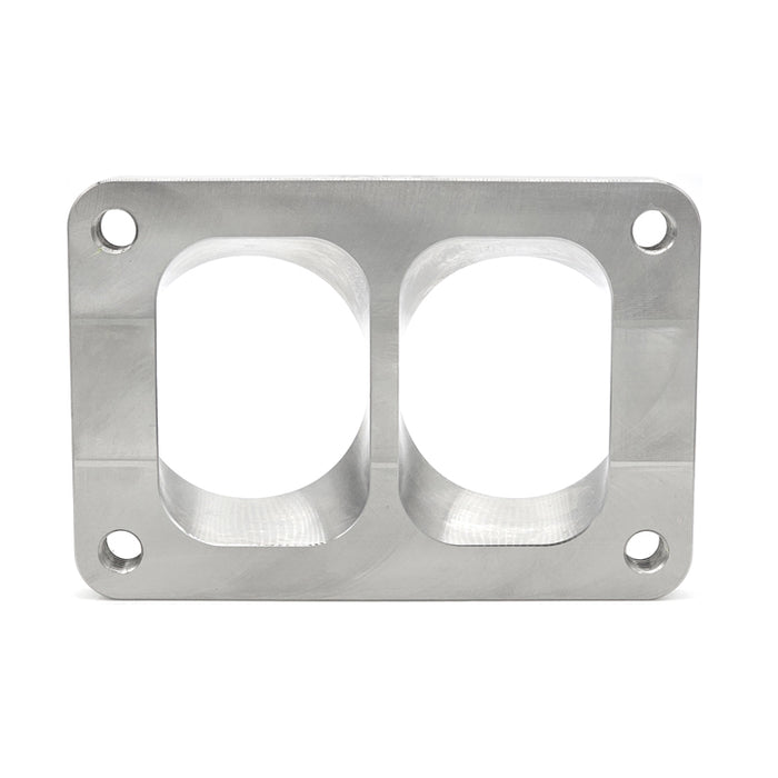 Transition Turbo Flange - Divided T6 to Dual 2.250" ID - 304 Stainless | Ace Race Parts