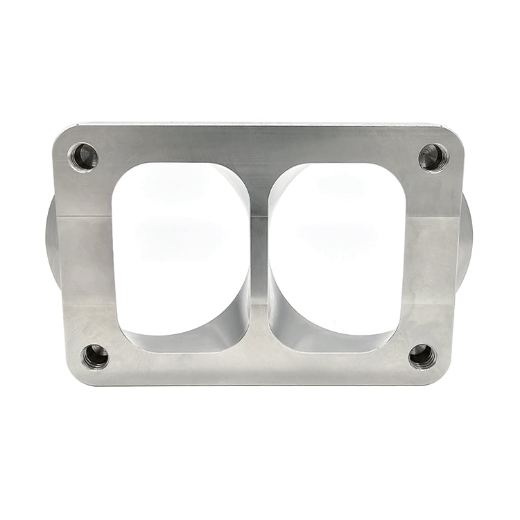 Transition Turbo Flange - Divided T6 to Dual 3.000" ID - 304 Stainless | Ace Race Parts