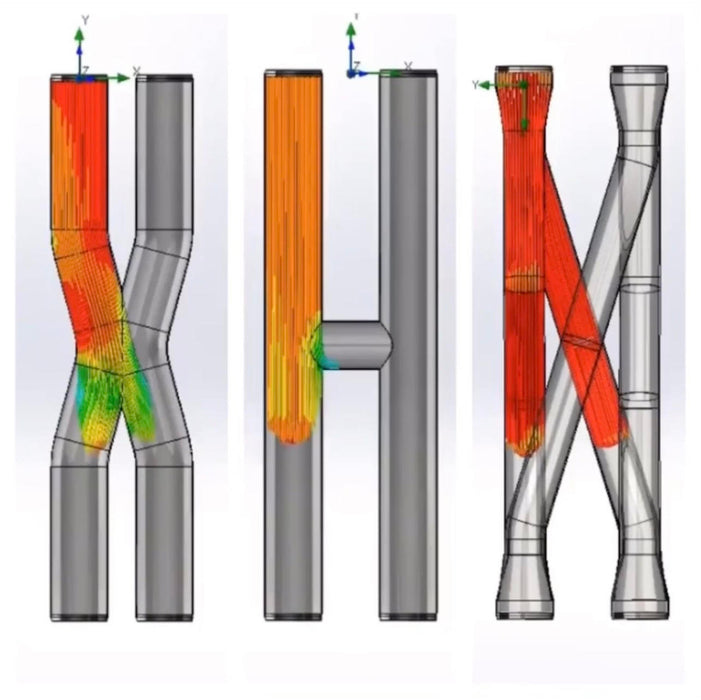Z-Pipe - Corvette C8 Z06/ZR1 Specific - 3.000" ID Inlet/Outlet - 316L Stainless