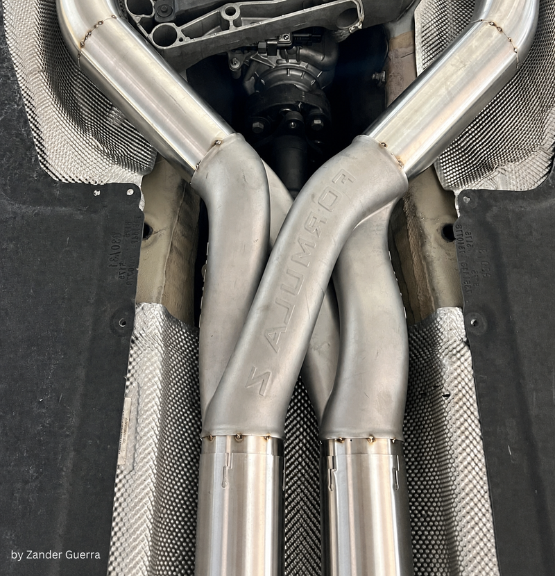 Z-Pipe - 45° Inlet Classic Style - 3.000" ID Inlet/Outlet - 316L Stainless