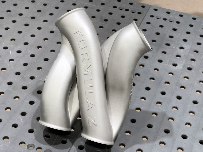 Z-Pipe - 45° Inlet Classic Style - 3.000" ID Inlet/Outlet - 316L Stainless