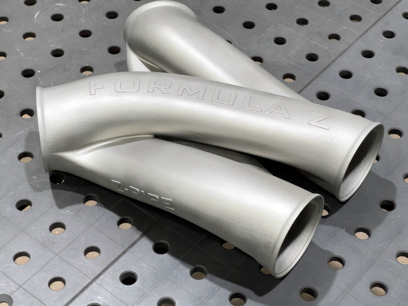 Z-Pipe - 45° Inlet Classic Style - 3.000" ID Inlet/Outlet - 316L Stainless