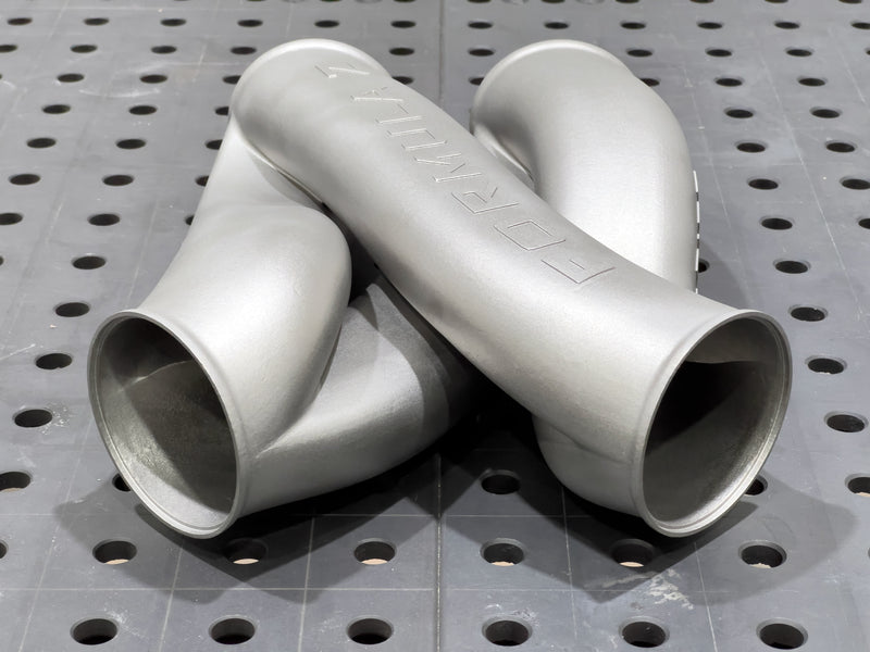 Z-Pipe - 45° Inlet Classic Style - 3.000" ID Inlet/Outlet - 316L Stainless