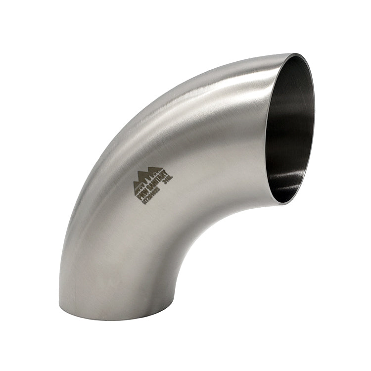 1.250" OD 16ga Butt-Weld 90° Elbow - (2WCL) - Polished OD/ID - 316L Stainless