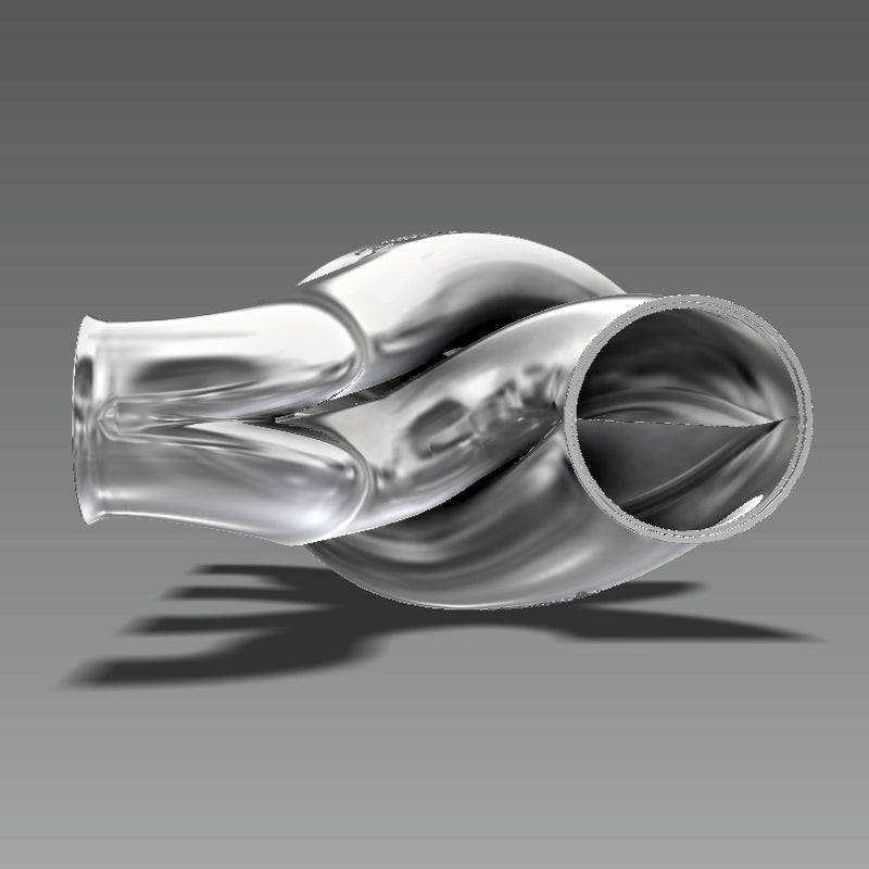 Z-Pipe - Corvette C8 Z06/ZR1 Specific - 3.000" ID Inlet/Outlet - 316L Stainless - Ace Race Parts