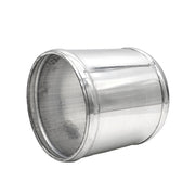2.500" OD Aluminum Joiner with Bead Rolled Ends - Polished OD - 6061 Aluminum - Ace Race Parts