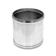 2.500" OD Aluminum Joiner with Bead Rolled Ends - Polished OD - 6061 Aluminum - Ace Race Parts
