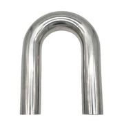 1.500" OD 16ga 180° Mandrel Bend - Polished OD - 6061 Aluminum - (2.250" CLR / 7.000" Legs) - Ace Race Parts