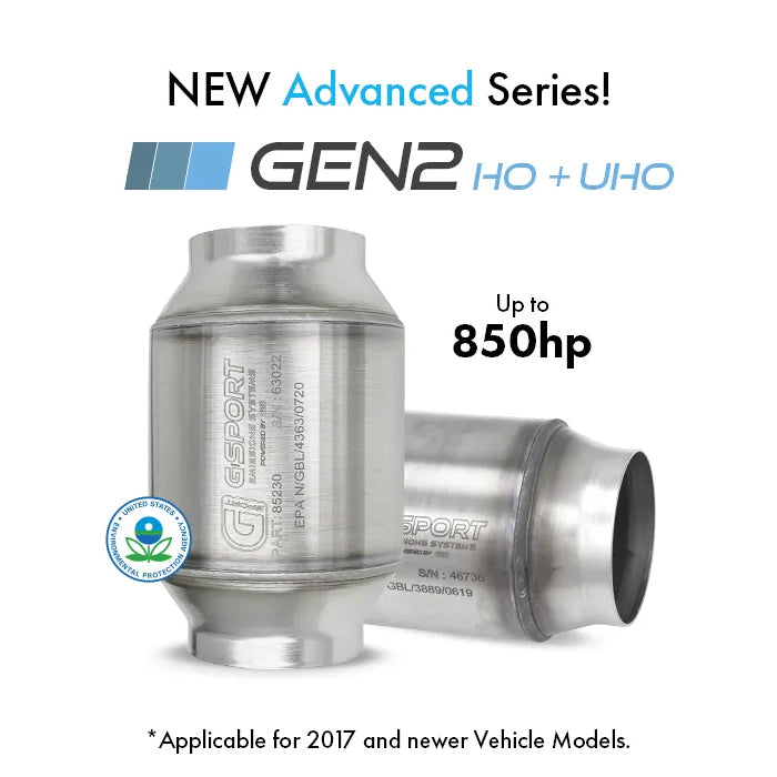 G-Sport OBD2 Non-EPA Compliant Catalytic Converter 6 Pack - 2.500" Inlet/Outlet (610025)