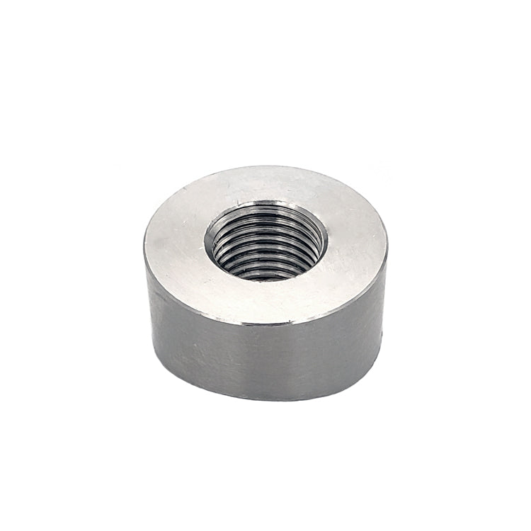 M12 x 1.25 O2 Sensor Bung - Saddled for 1.500"-2.500" OD Tube - 304 Stainless - Ace Race Parts