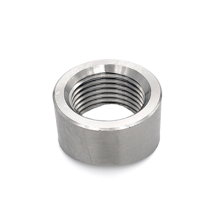 M18 x 1.5 O2 Sensor Bung - Saddled for 1.500"-2.500" OD Tube - Titanium - Ace Race Parts