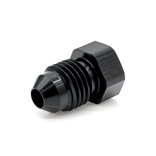 -3AN AN Flare Hex Plug, 6061 Aluminum, Black Hard Anodized | Ace Race Parts