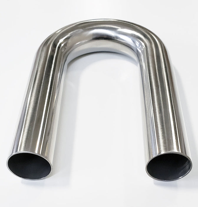 1.500" 16ga 180° Mandrel Bend 6061 Aluminum - (2.250" CLR / 7.000" Legs) | Ace Race Parts