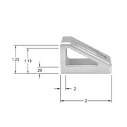 Weld On Mounting Bracket for Fuel Cells and Intercoolers | Ace Race Parts