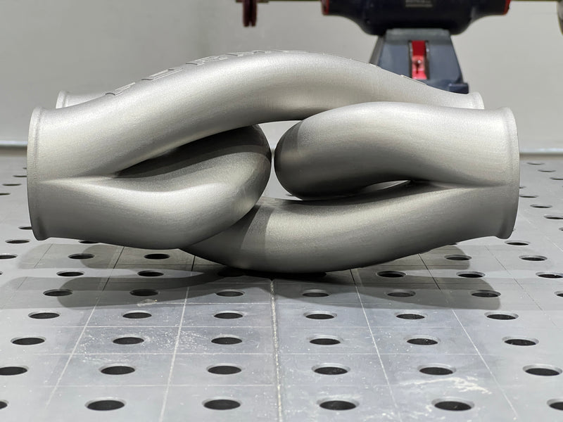 Z-Pipe - Opposing Style - 2.250" ID Inlet/Outlet - 316L Stainless - Ace Race Parts