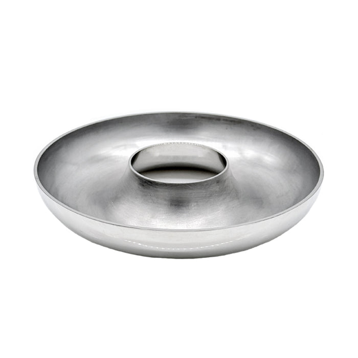 3.000" 14ga Tight Radius Donut - (3.000" CLR) - Unwelded (Sold as 2 Halves) - Polished OD - 304 Stainless