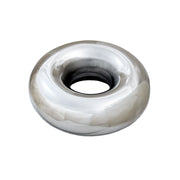 2.500" 14ga Tight Radius Donut - (2.500" CLR) - Unwelded (Sold as 2 Halves) - Polished OD - 304 Stainless - Ace Race Parts