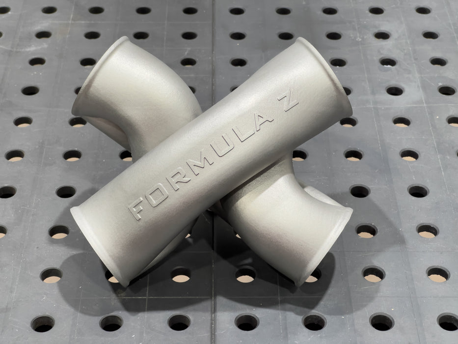 Z-Pipe - SuperCar Style - 3.000" ID Inlet/Outlet - 316L Stainless