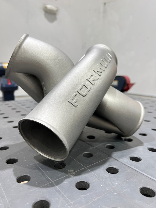 Z-Pipe - SuperCar Style - 3.000" ID Inlet/Outlet - 316L Stainless