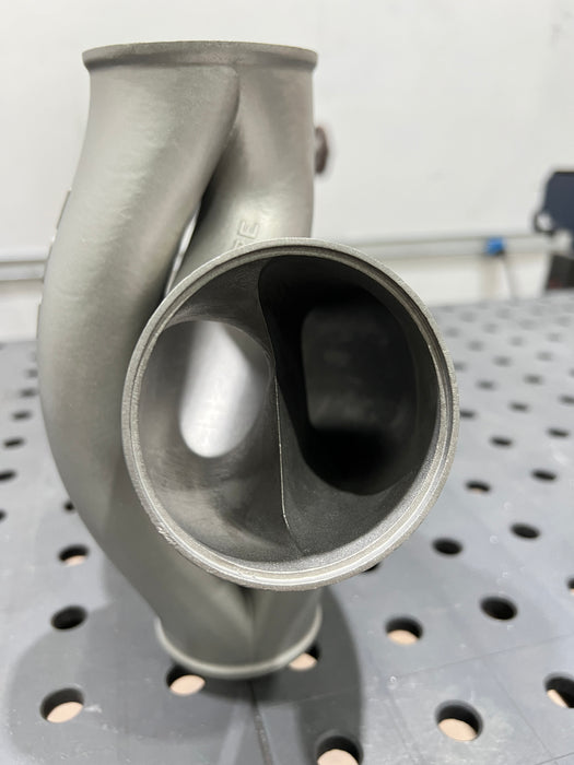 Z-Pipe - SuperCar Style - 3.000" ID Inlet/Outlet - 316L Stainless