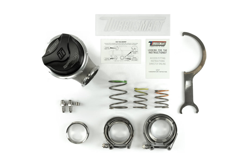 Turbosmart GenV HyperGate45 "High Pressure" 35psi External Wastegate (Black)