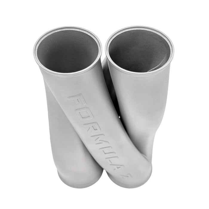 Z-Pipe - Ultra-Narrow Straight Classic Style - 2.500" ID Inlet/Outlet - 316L Stainless