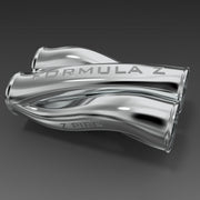 Z-Pipe - Ultra-Narrow Straight Classic Style - 3.000" ID Inlet/Outlet - 316L Stainless - Ace Race Parts