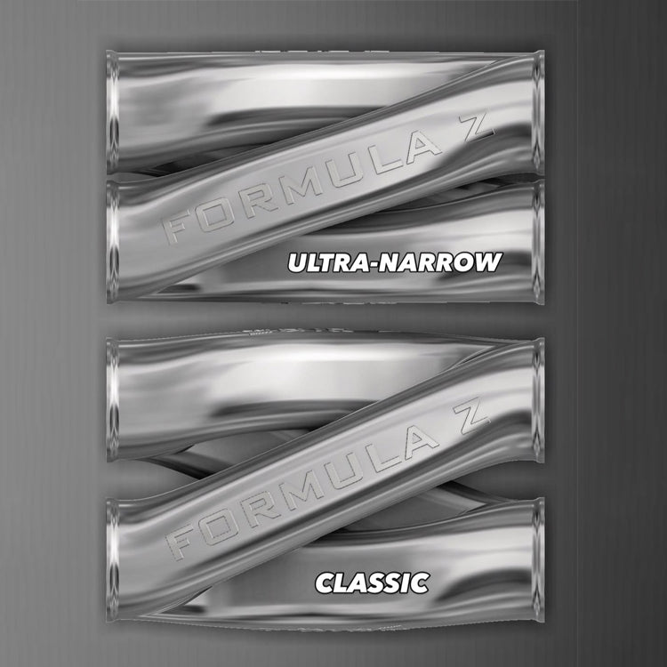 Z-Pipe - Ultra-Narrow Straight Classic Style - 3.000" ID Inlet/Outlet - 316L Stainless - Ace Race Parts