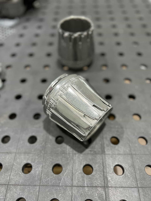 Formula Z Fighter Jet Exhaust Tips - For 3.000" OD Exhaust - 316L Stainless - Set of Two