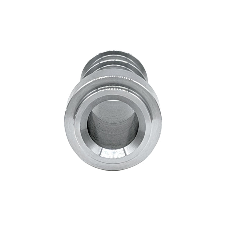 1/2" Hose Barb Weld Bung - Multi-Barb - 6061 Aluminum