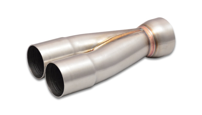 Vibrant 2.500" Inlet ID x 2.500" Merge Outlet OD 2-1 Merge Collector 304 Stainless - Ace Race Parts