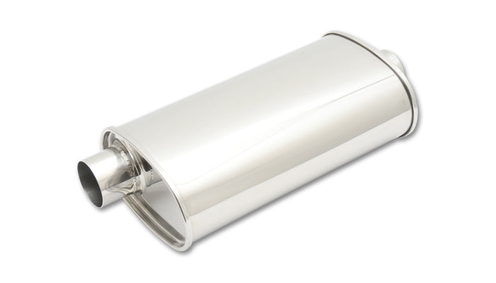 Vibrant STREETPOWER Universal Muffler - 3.00" Inlet/Outlet - Center/Offset - 304 Stainless (1107)