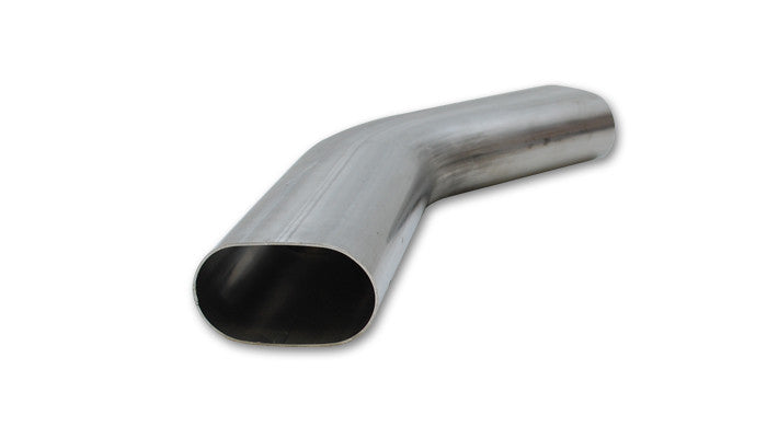 Vibrant 3.50" 16ga 45° Oval (Horizontal) Mandrel Bend 304 Stainless - Ace Race Parts