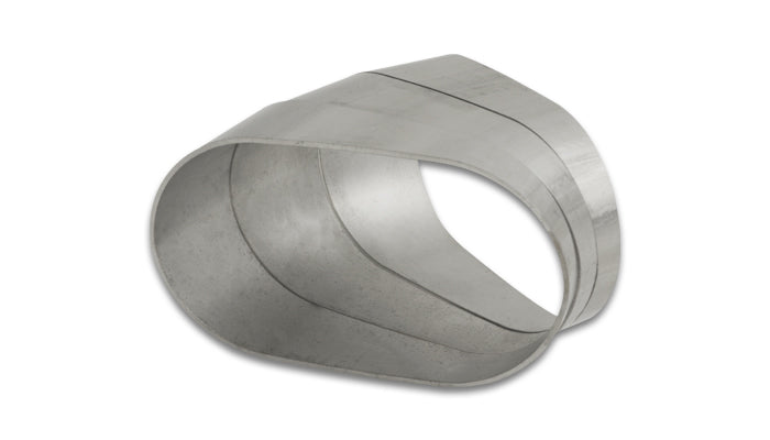 Vibrant 4.000" 16ga Oval Horizontal 45° Pie Cut 304 Stainless (92mm CLR - 3 Pieces - 15° Per Piece) - Ace Race Parts
