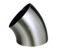 3.500" 16ga 45° Mandrel Bend 321 Stainless | Ace Race Parts
