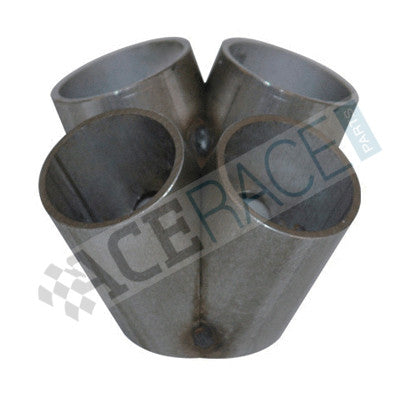 T3 / T4 4-1 Merge Collector (1-1/4" Schedule 10 - No Flange - Tack Welded) - 304 Stainless - Ace Race Parts
