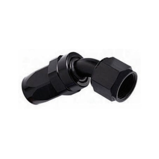 thumbnail image 2 of AN-20 45° Swivel Hose End Fitting - Black Aluminum Oil Line Adapter For Racing & Custom Rigs 2 of 5