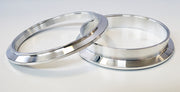 4.000" V-Band "Female" Flange (0.375" Overall Thickness) 6061 Aluminum - Ace Race Parts