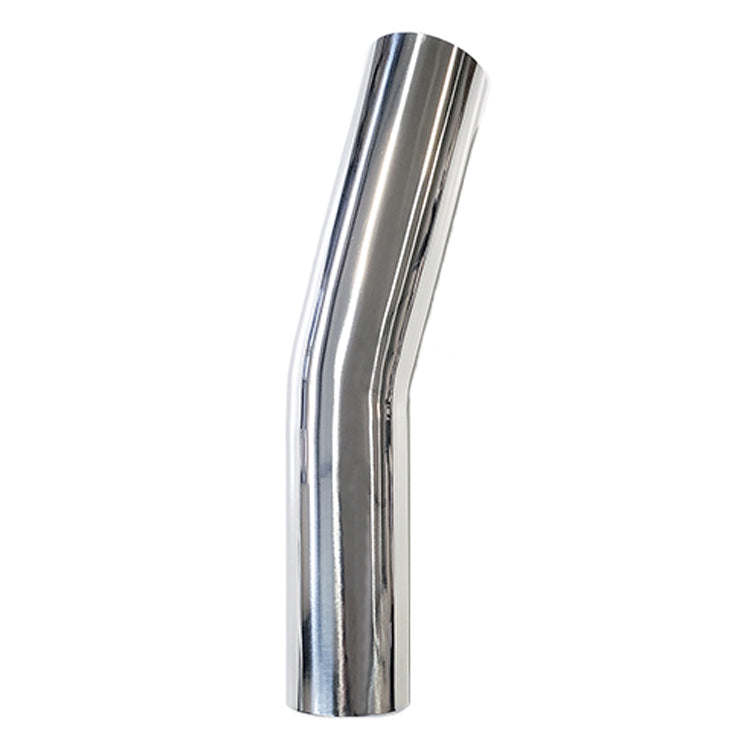 2.000" 16ga 15° Mandrel Bend 304 Stainless - (3.000" CLR / 6.000" Legs) | Ace Race Parts