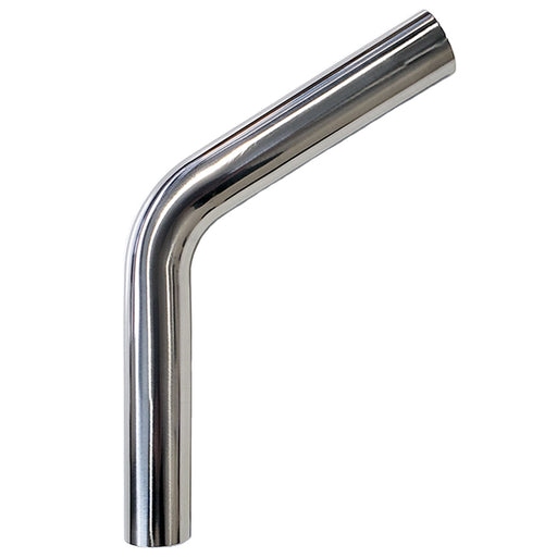1.625" 16ga 60° Mandrel Bend - (2.438" CLR / 6.000" Legs) - Polished OD - 304 Stainless - Ace Race Parts